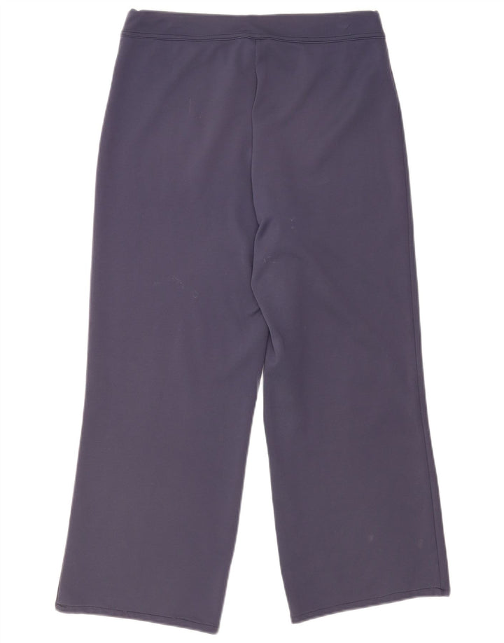 Calça de treino feminina Asics Capri pequena azul marinho poliamida