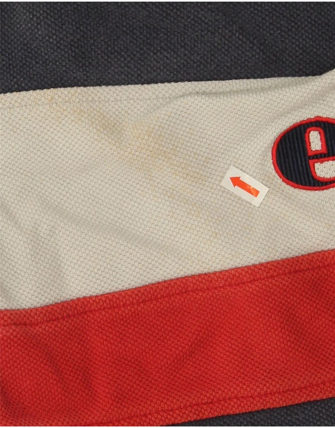 Ellesse Mens Italia Graphic Moletom Jumper Médio Azul Marinho Colorblock