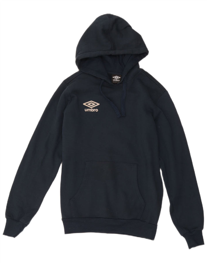 Umbro moletom com capuz masculino médio algodão azul marinho