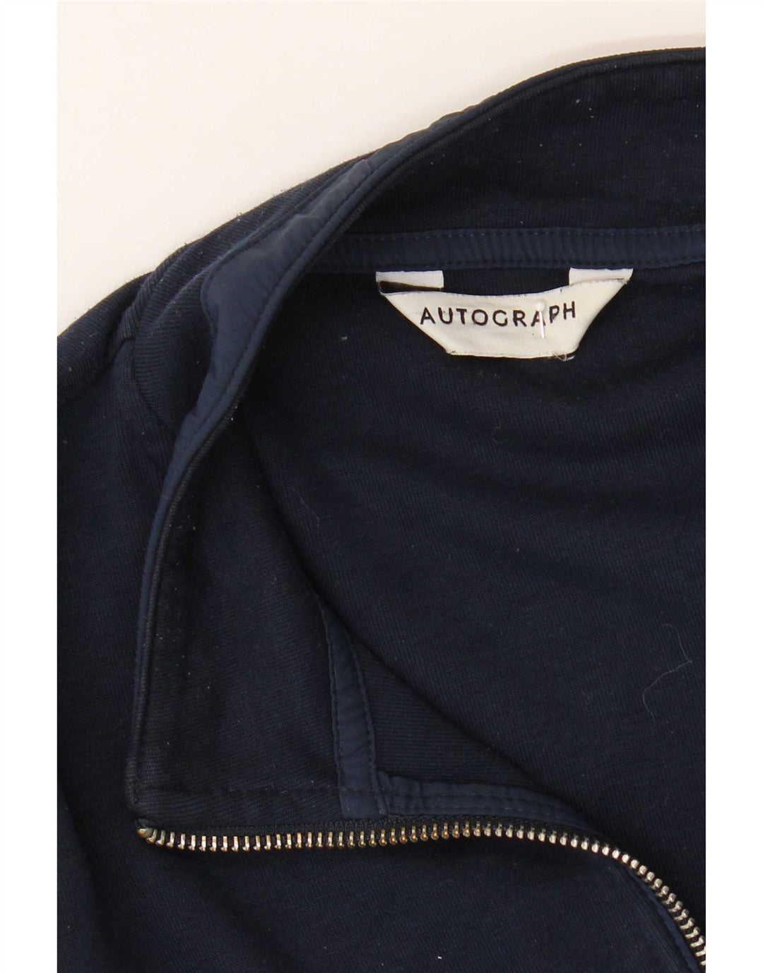 Jaqueta masculina Marks & Spencer Autograph Tracksuit pequena azul marinho