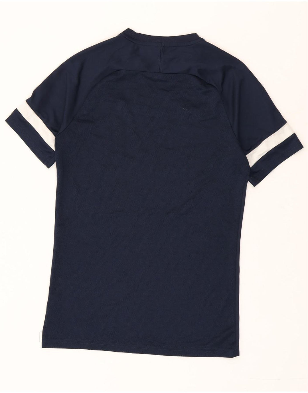 Camiseta masculina Nike Dri Fit Top pequeno bloco colorido azul marinho