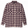 Camisa masculina de flanela Rosengarten de algodão xadrez azul médio