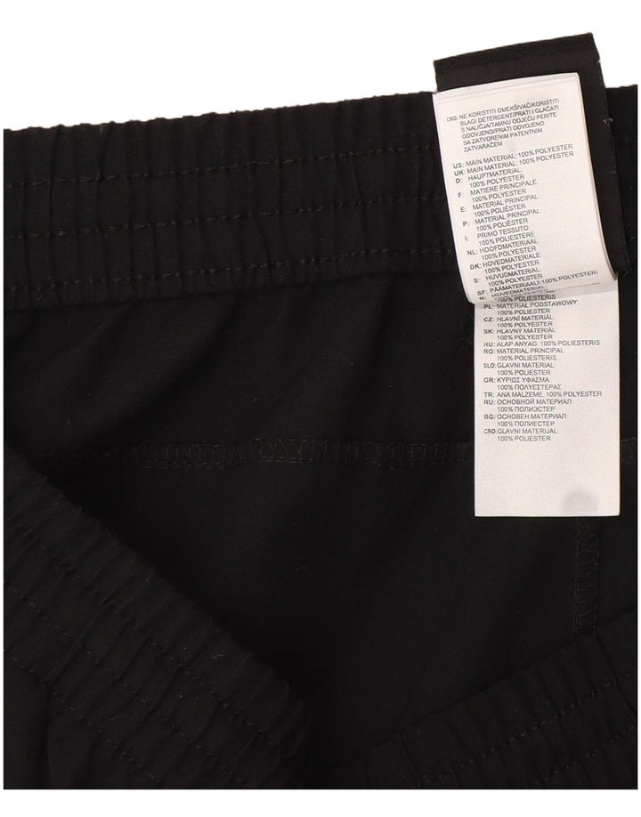 Calça de treino masculina Adidas grande poliéster preto