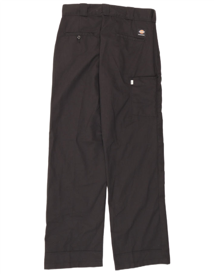 Calças cargo retas masculinas Dickies W30 L32 poliéster preto