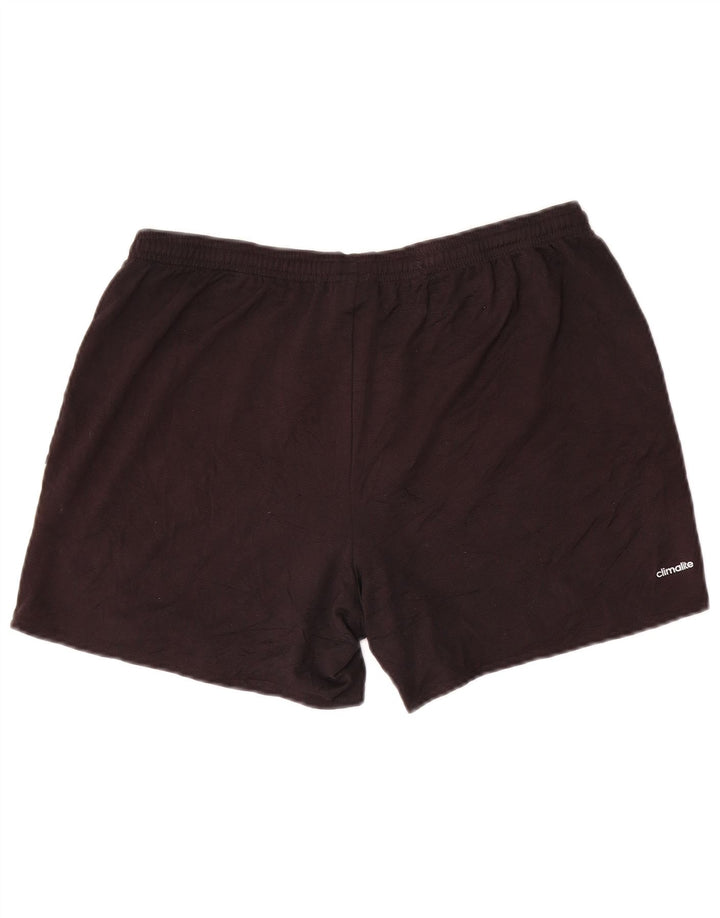 Adidas Mens Climalite Sport Shorts Grande Poliéster Colorblock Preto