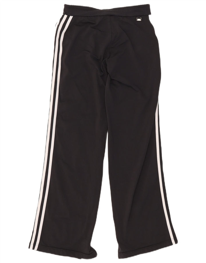 Calça de treino feminina Adidas UK 10 pequena poliamida preta