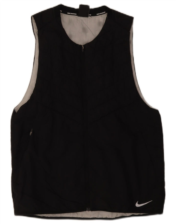 Colete Nike Masculino Running UK 38 Médio Preto Nylon
