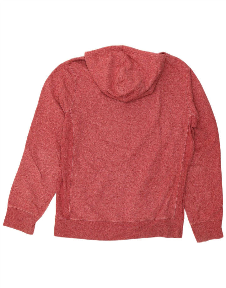 Suéter masculino com capuz e zíper Levi's grande algodão vermelho