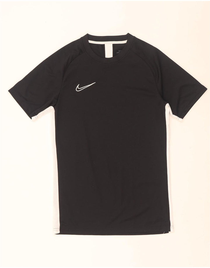 Camiseta Nike Masculina Dri Fit Top Pequeno Bloco Colorido Preto