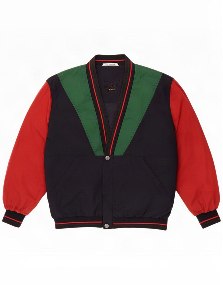 Signe Incognito Mens Bomber Jacket IT 48 Medium Multicolored Colourblock