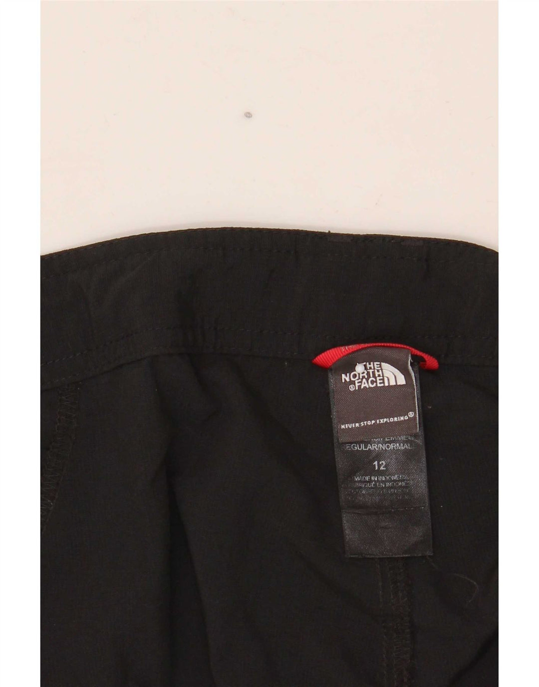 Shorts cargo feminino The North Face EUA 12 grande W34 nylon preto