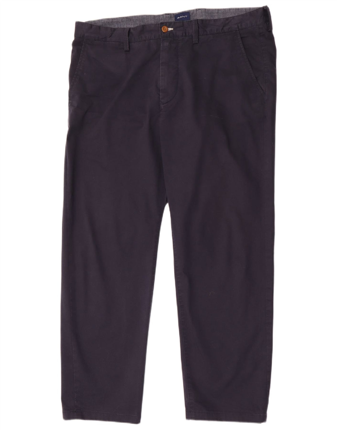 Calça Chino Regular Masculina Gant W38 L30 Algodão Azul Marinho