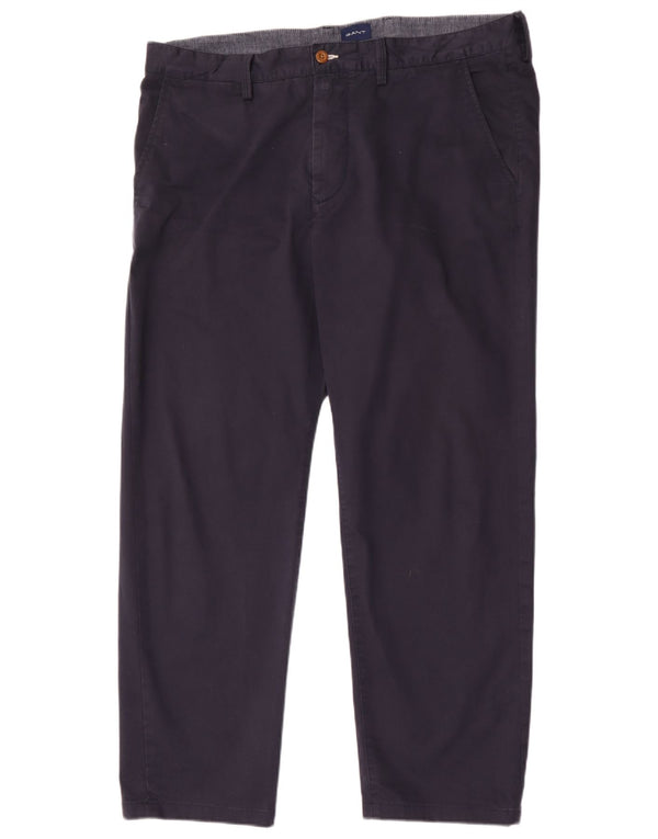 Calça Chino Regular Masculina Gant W38 L30 Algodão Azul Marinho