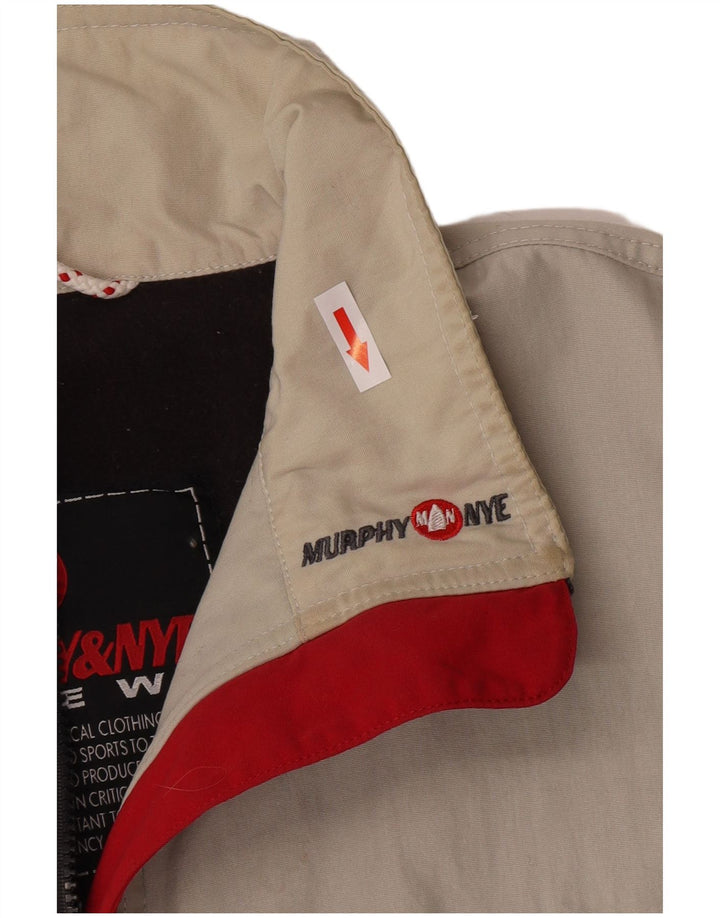 Jaqueta corta-vento masculina Murphy & Nye UK 40 grande poliamida bege