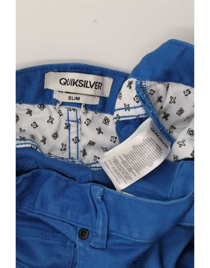 Quiksilver Jeans Slim Feminino W28 L29 Azul Algodão