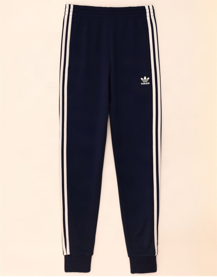 Calça de treino masculina Adidas Joggers XS azul marinho poliéster