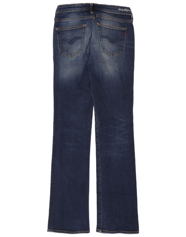 Jeans feminino Replay Bootcut W27 L34 azul algodão