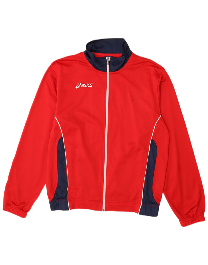 Jaqueta Asics Mens Tracksuit Top XL Vermelho Colorblock