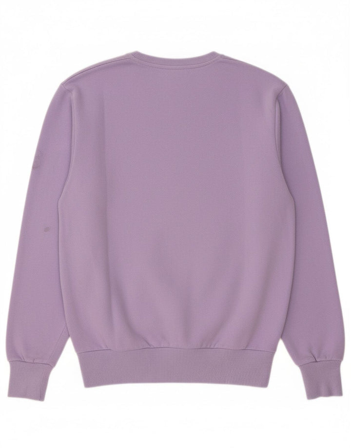 ELLESSE Suéter gráfico masculino pequeno de algodão roxo