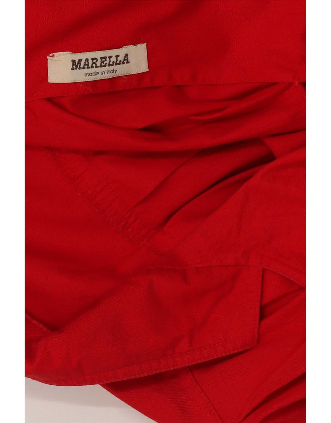 Marella Womens Crop Wrap Bomber Jacket Reino Unido 12 Médio Vermelho