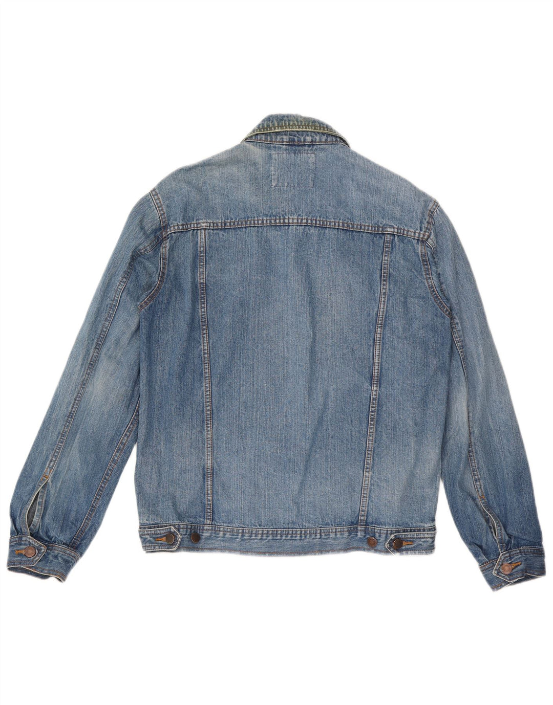 Jaqueta jeans masculina John Baner Reino Unido 38 algodão azul médio