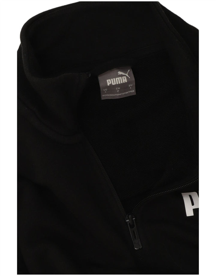 PUMA Masculino Graphic Tracksuit Top Jaqueta Pequena Preta