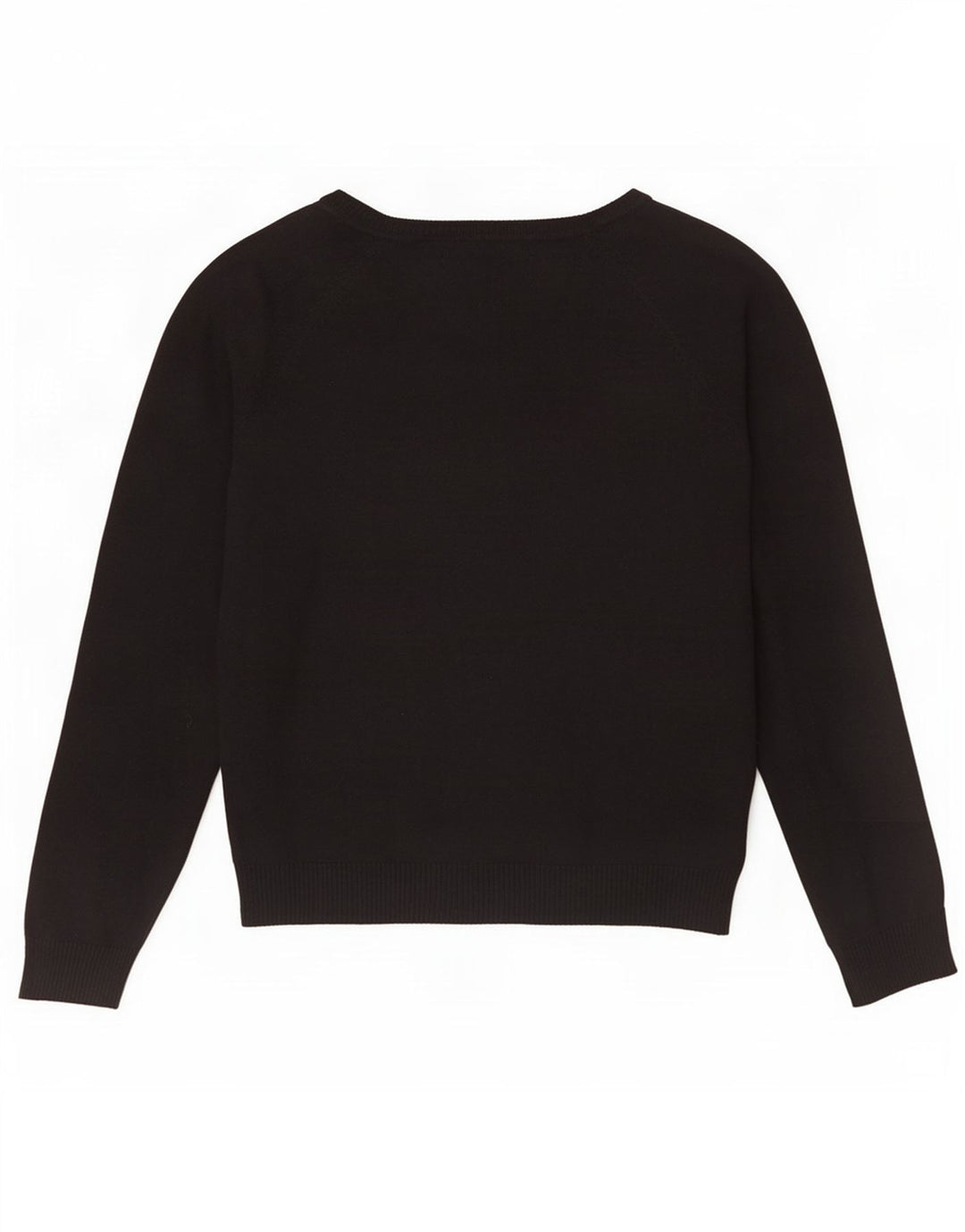 Suéter cardigã feminino Zara Reino Unido 12 algodão preto médio