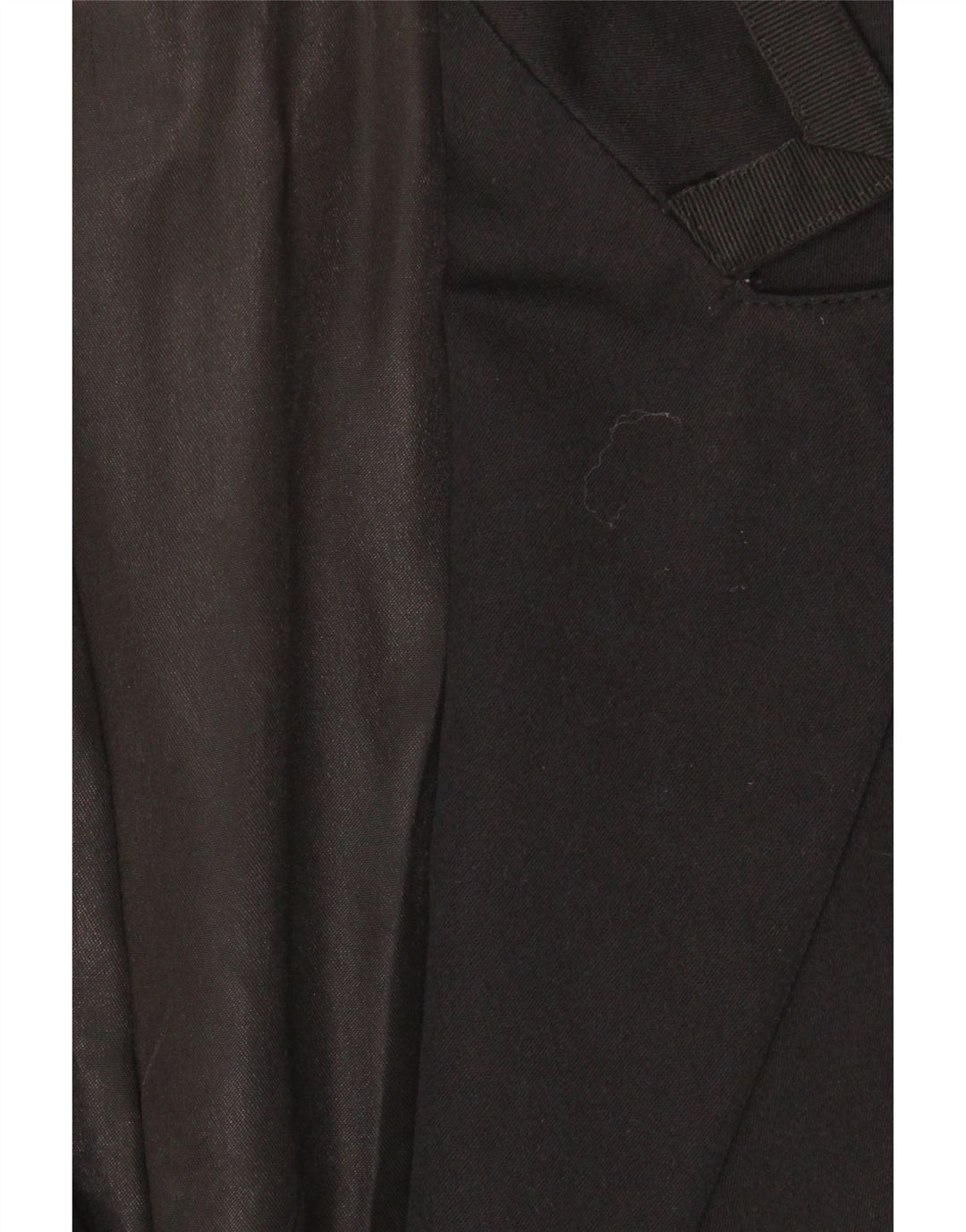 Jaqueta blazer vintage feminina com 2 botões UK 16 grande preta