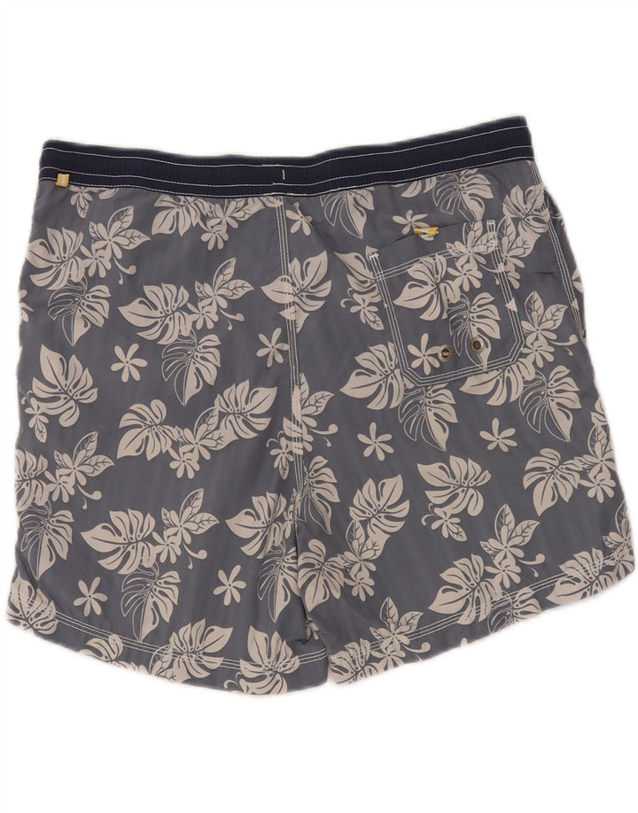 Shorts de natação masculino North Sails grande cinza floral nylon