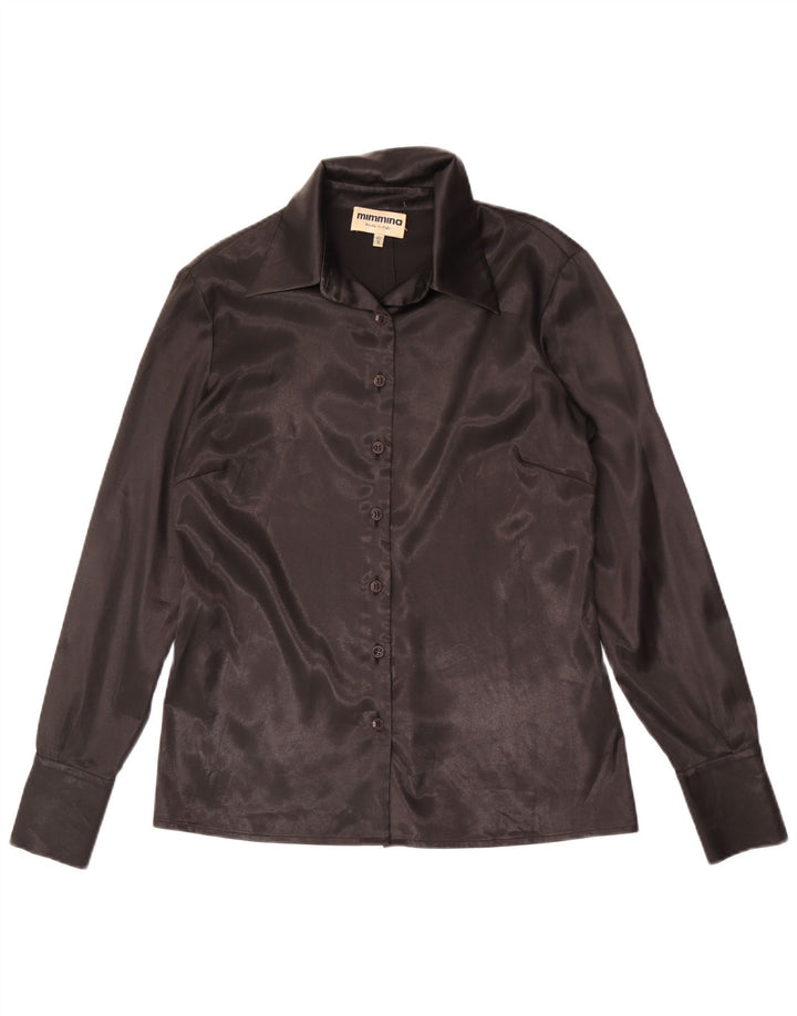 Blusa feminina MIMMINA IT 42 poliéster preto médio