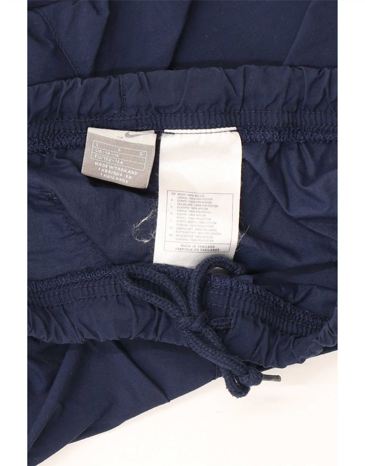 Shorts de natação Nike Boys 12-13 anos grande azul marinho nylon