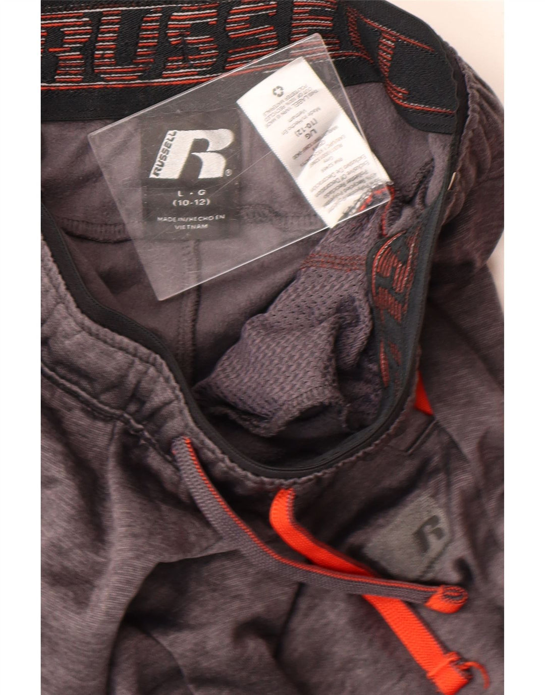 Russell Athletic Boys Calça de treino para corrida 10-11 anos grande cinza