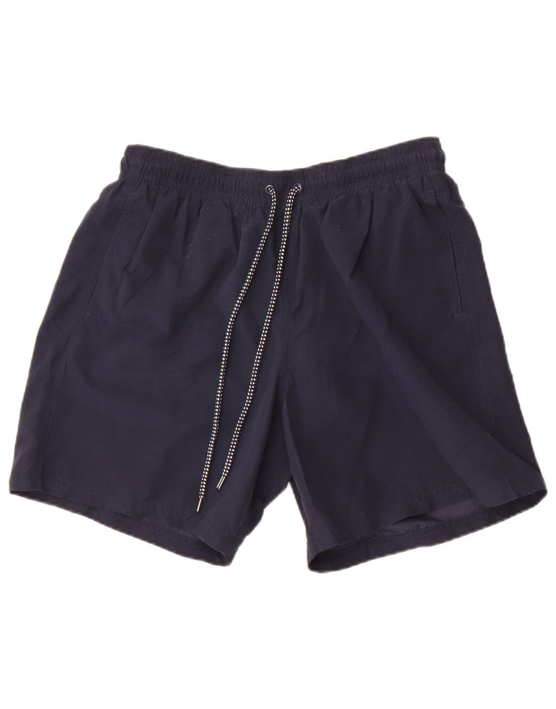Shorts de natação masculino Marks & Spencer grande poliéster azul marinho