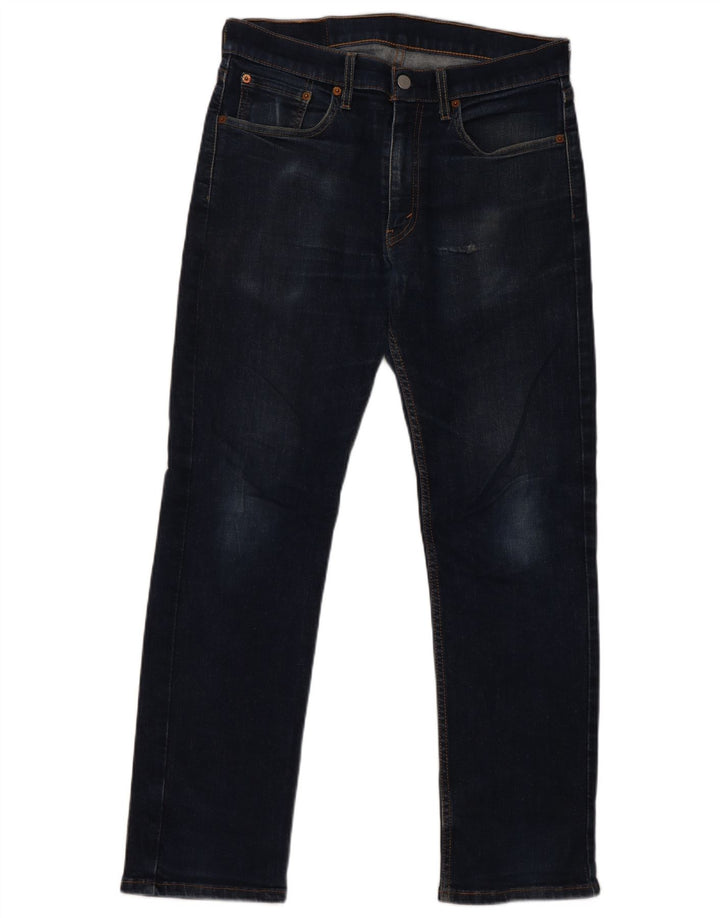 Levi's Masculino 514 Straight Jeans W32 L30 Azul Marinho Algodão