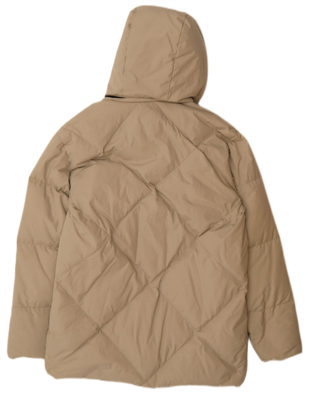Casaco acolchoado com capuz masculino DIADORA UK 38 poliéster bege médio
