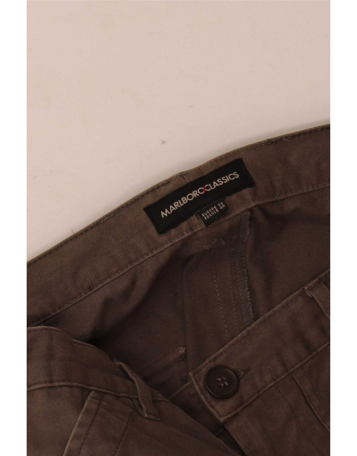 Calça cargo regular masculina Marlboro Classics W34 L34 marrom