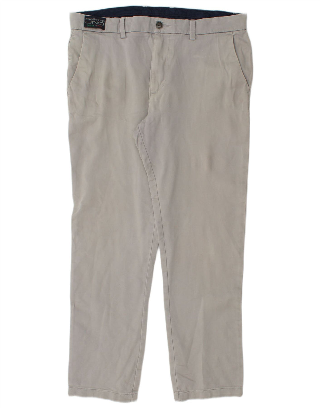 Calça Chino Masculina Marks & Spencer Regular Fit W36 L31 Algodão Cinza
