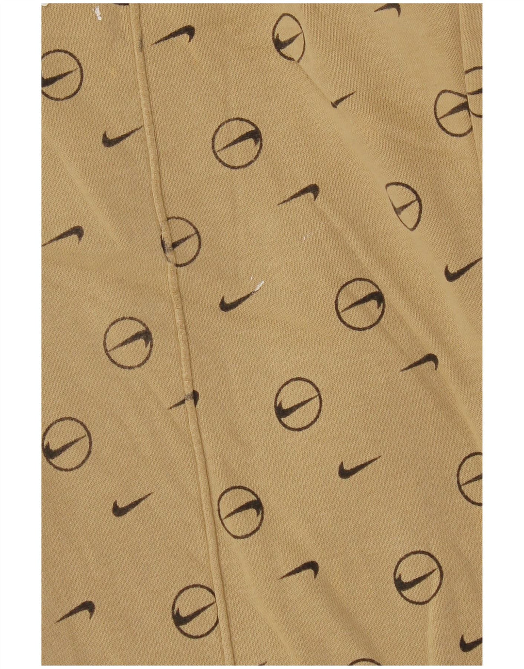 Nike masculino gráfico agasalho calças joggers pequeno bege geométrico