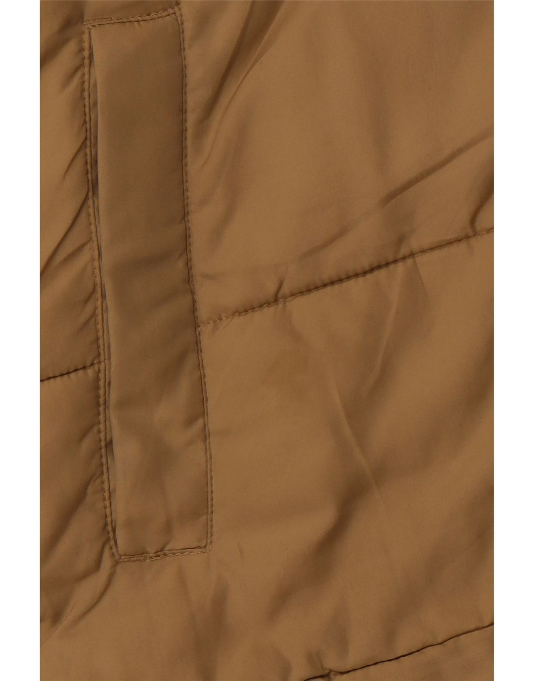 Jaqueta masculina acolchoada com capuz Jack & Jones UK 42 XL poliéster bege