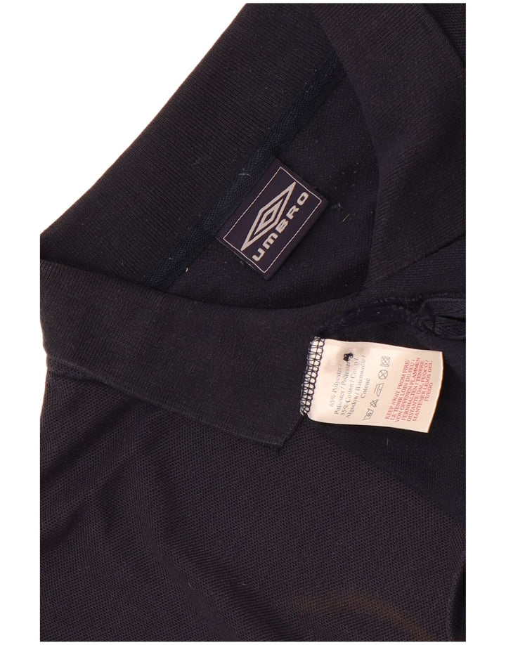 Camisa polo masculina Umbro XL azul marinho poliéster