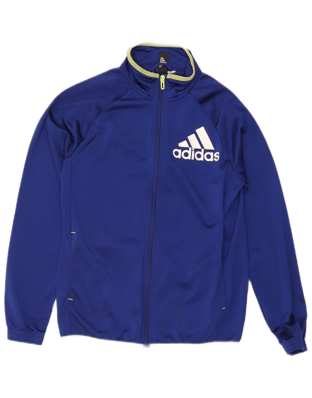 Casaco de treino gráfico Adidas Boys 13-14 anos azul