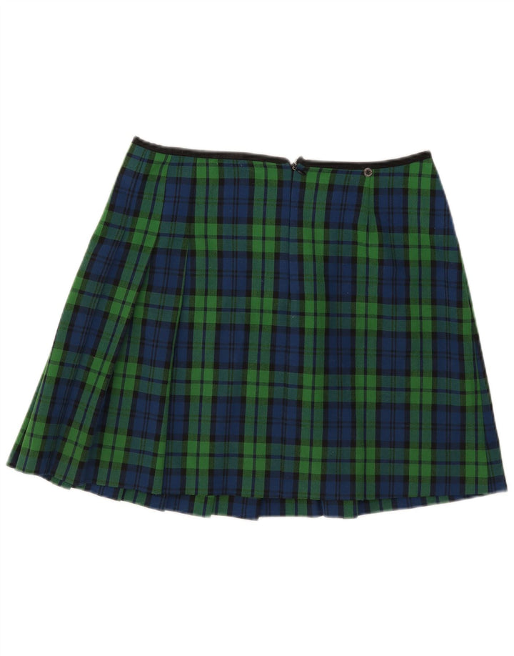 Minissaia feminina Penny Black W31 xadrez verde médio