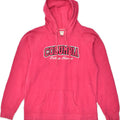 CHAMPION Womens Graphic Hoodie Jumper UK 18 XL Pink Cotton | Vintage Champion | Thrift | Second-Hand Champion | Used Clothing | Messina Hembry 