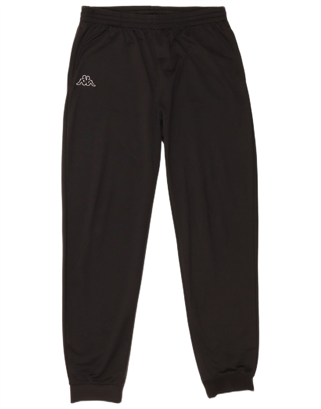 Calça de treino masculina Kappa Joggers grande poliéster preto