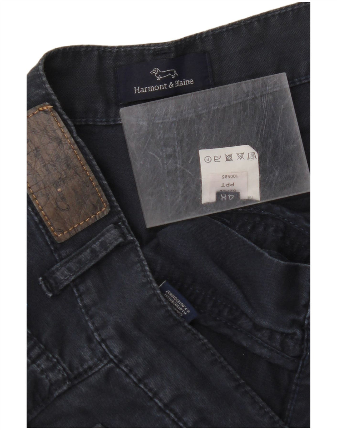 Calça casual masculina HARMONT & BLAINE IT 48 Médio W32 L30 Azul marinho