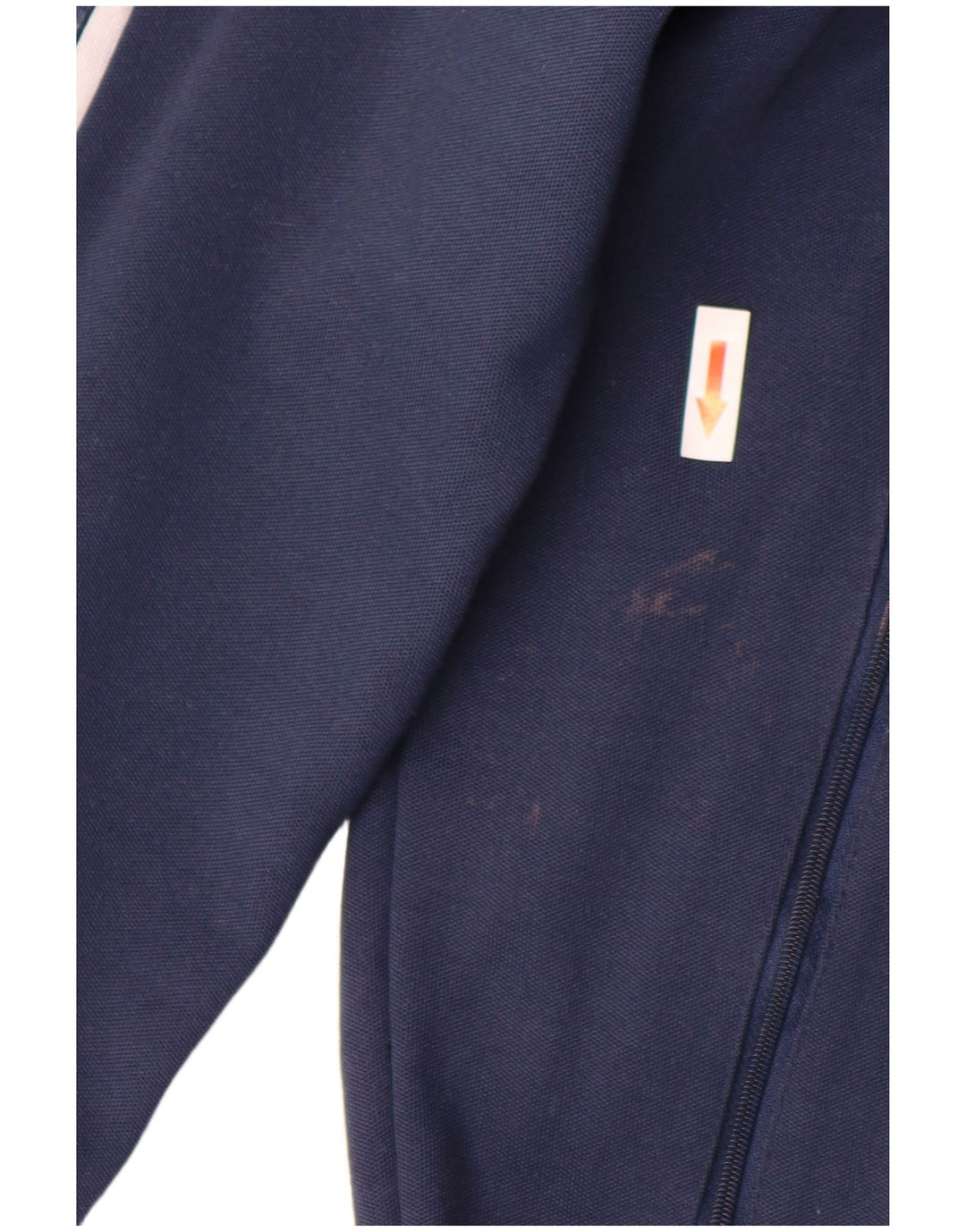 Adidas Mens Tracksuit Top Jacket Médio Azul Marinho Poliéster