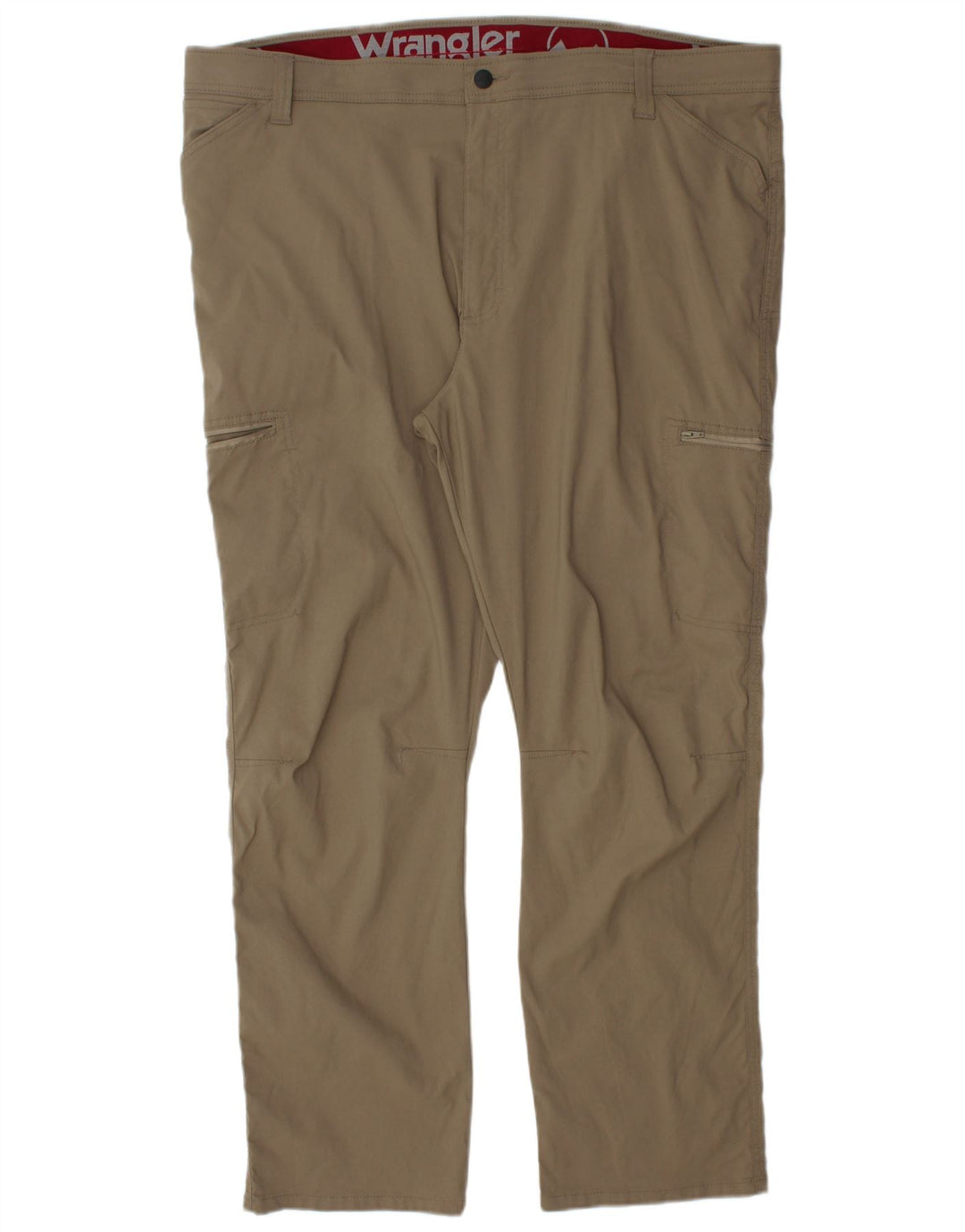 Calça cargo reta masculina WRANGLER W44 L30 bege nylon