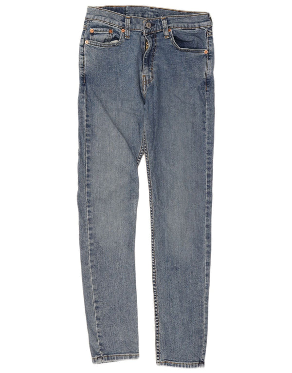 Levi's Masculino 519 Hi-Ball Skinny Jeans W30 L29 Azul Algodão