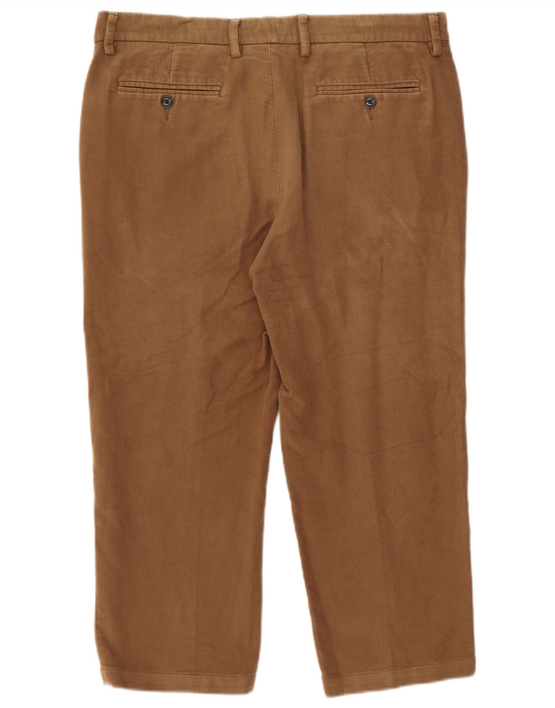 Calça capri masculina Marks & Spencer regular W36 L23 algodão bege