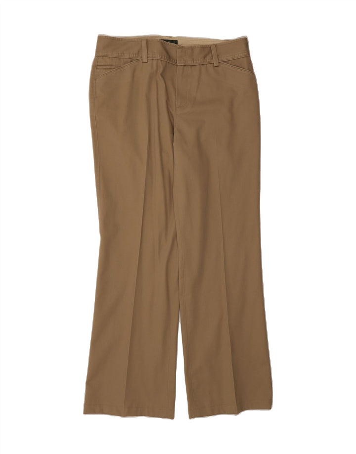 EDDIE BAUER Womens Bootcut Chino Trousers US 10 Large W34 L31 Beige Cotton Vintage Eddie Bauer and Second-Hand Eddie Bauer from Messina Hembry 